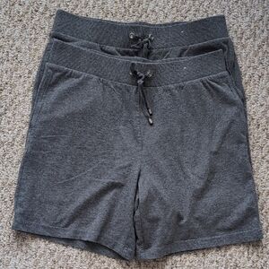 NWOT Croft & Barrow Gray Athletic Shorts with Elastic Waistband SM